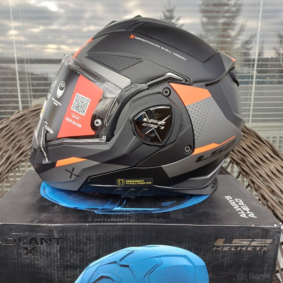 Silniční překlápěcí přilba LS2 Advant X Oblivion - 2