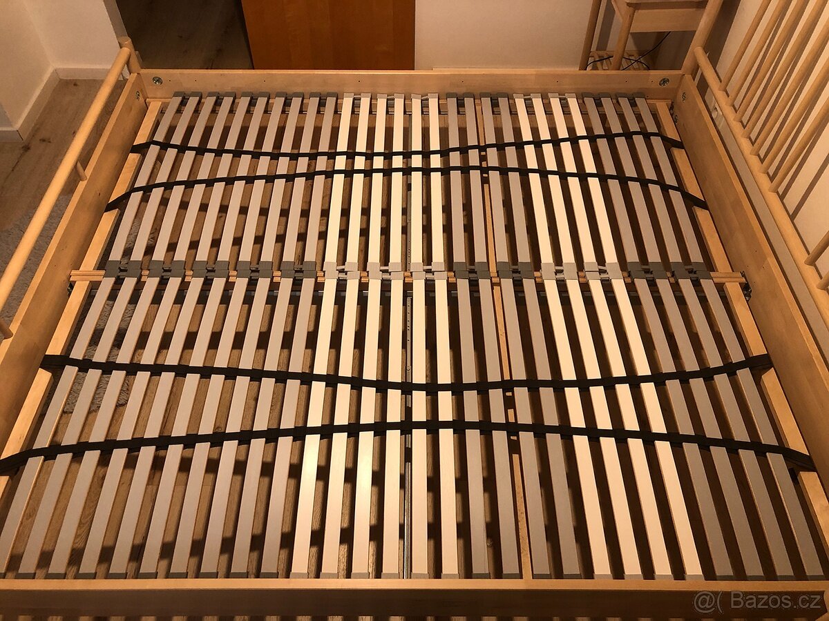 IKEA LÖNSET 2 kusy rošty na postel 90×200, jako nové - 2