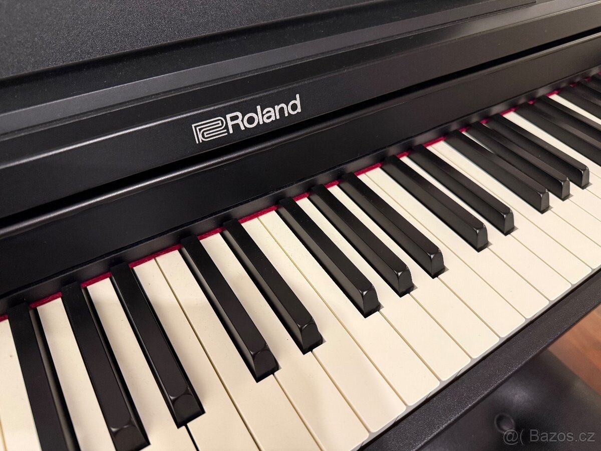 Digitální piano - Roland RP102 vč. stoličky - TOP stav - 2