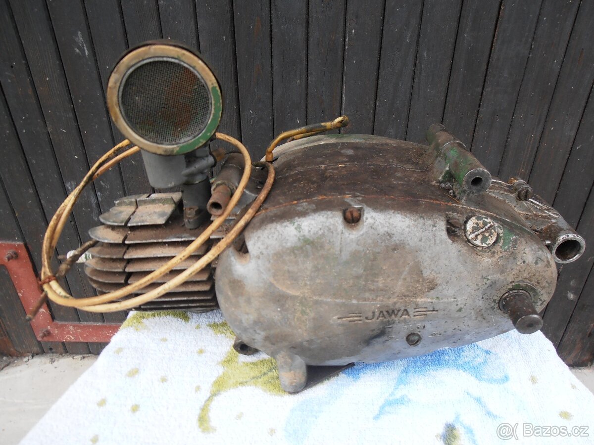 Jaweta 50 motor, kompletní včetně karburátoru - 2