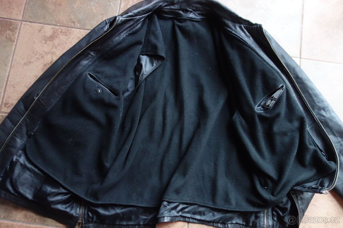pánská kožená bunda s odepínací vložkou vel XL - 2