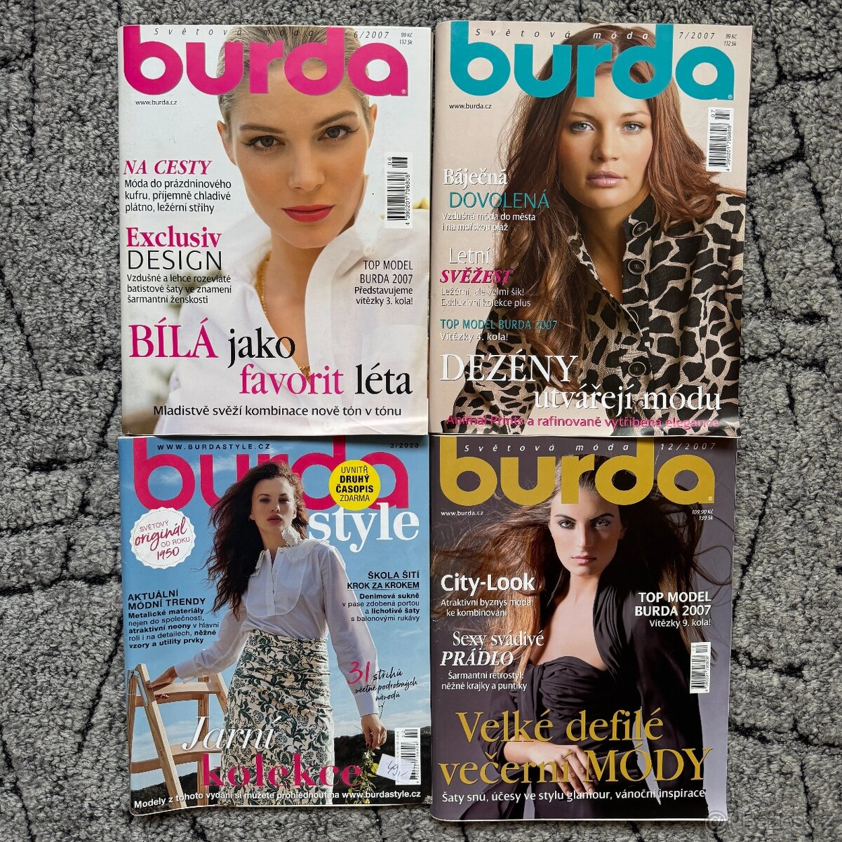 Časopisy BURDA - 22 kusů - 2