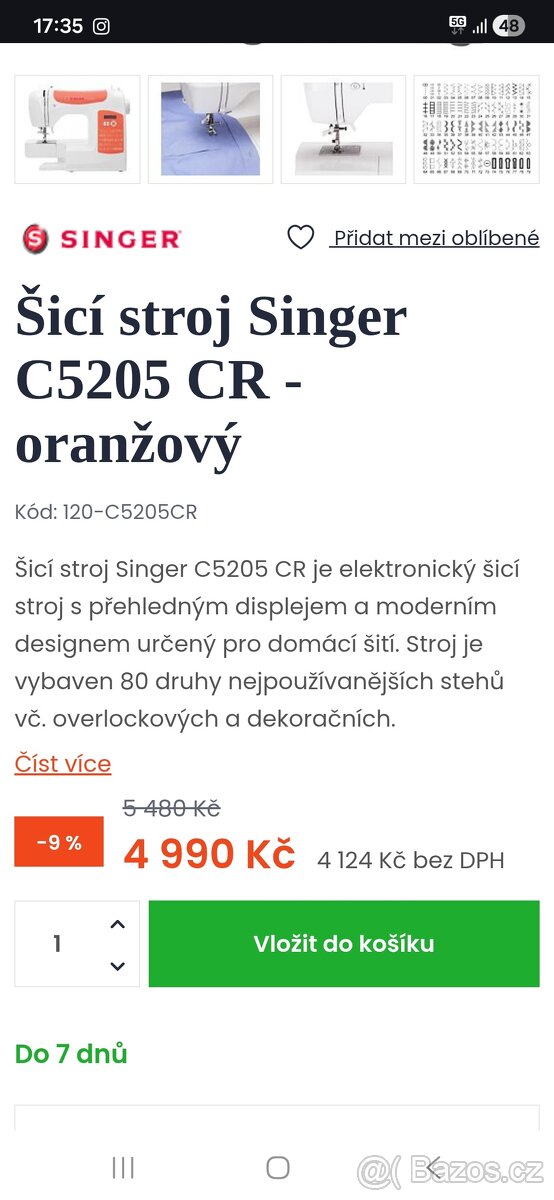 Prodam sici stroj Singer - 2