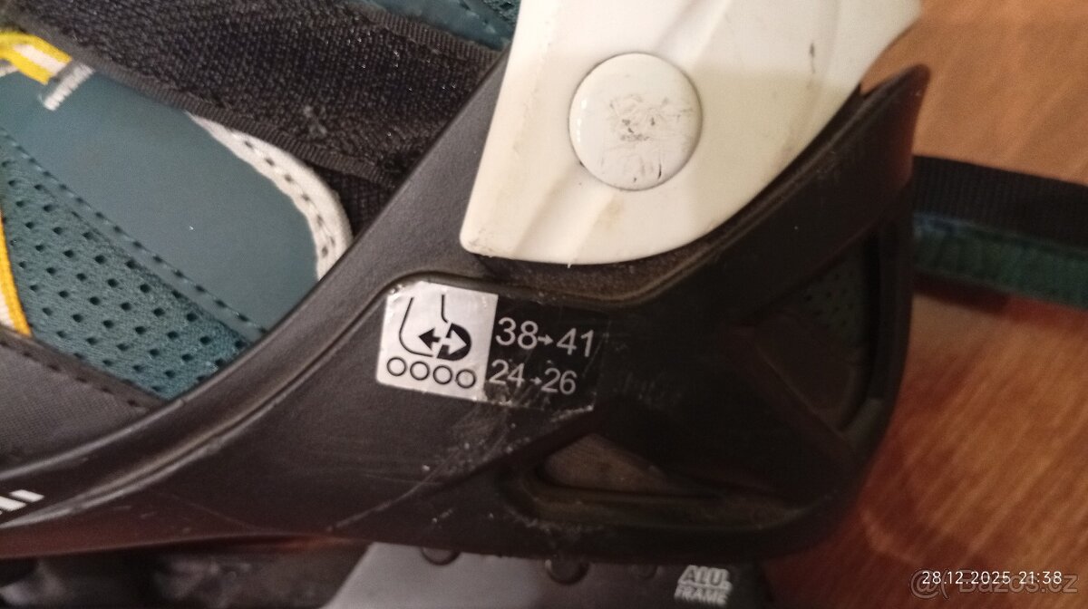 Kolečkové roztahovací brusle - 2