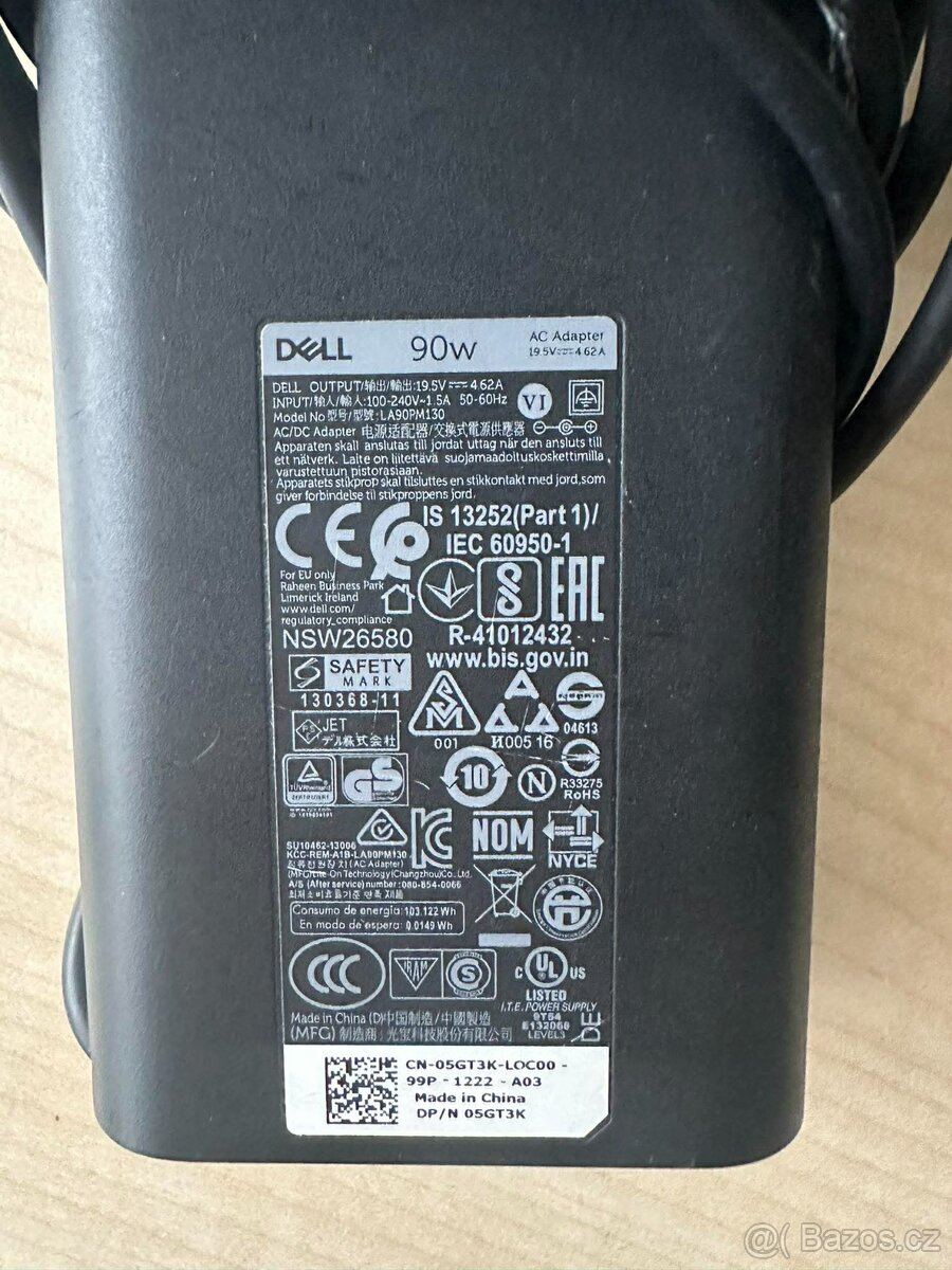 Originální napájecí adaptér Dell 90W - 2