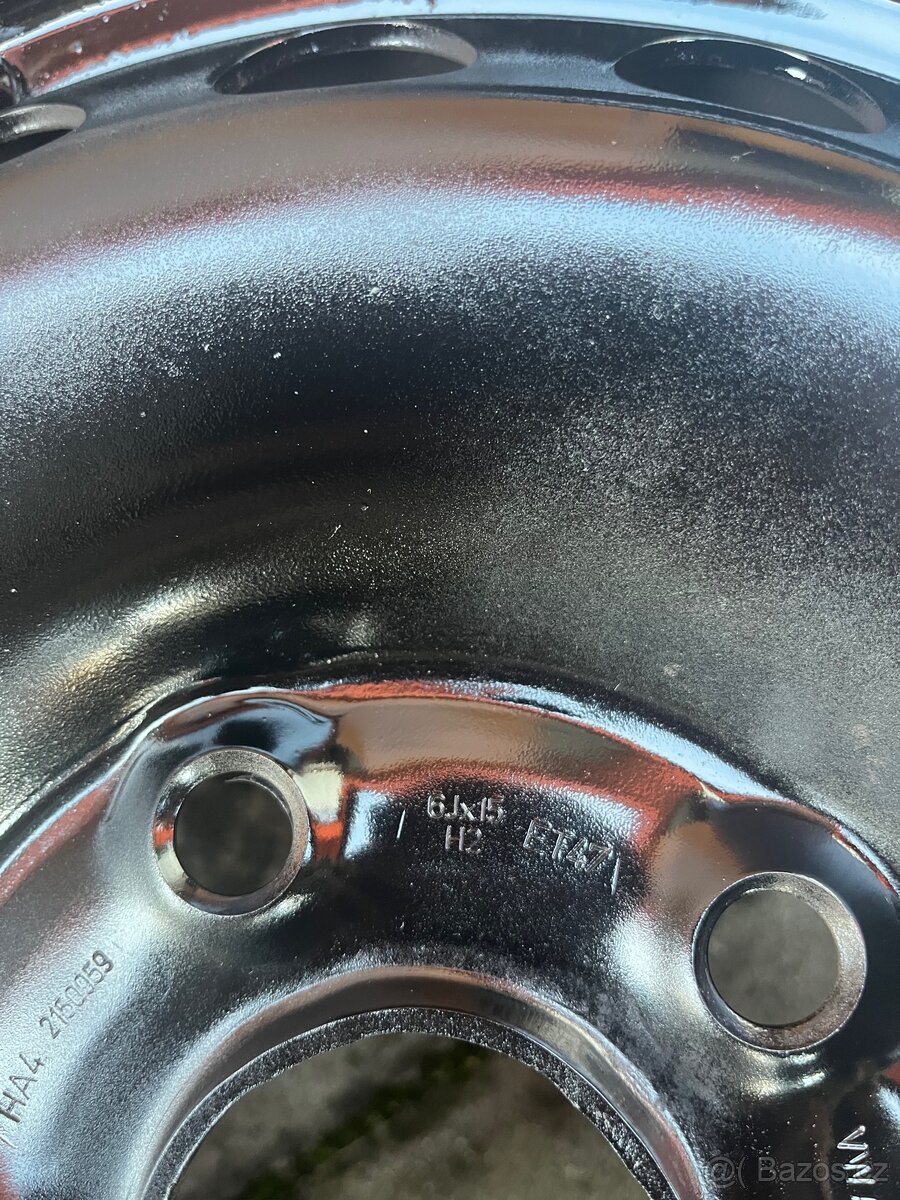 Plechové disky 6jx15 5x112 ET 47 - 2