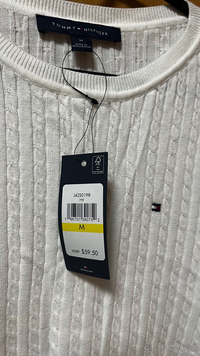 Bílé triko Tommy Hilfiger - 2