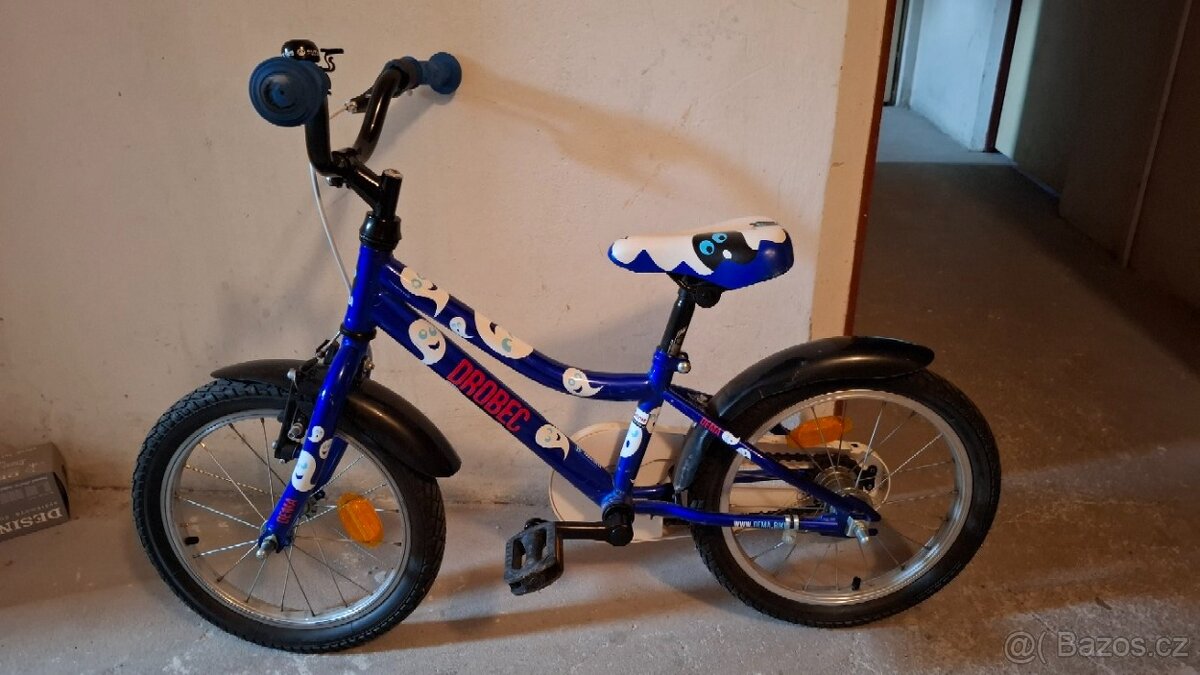 Dětské kolo Dema Drobec 16 - modré - 2