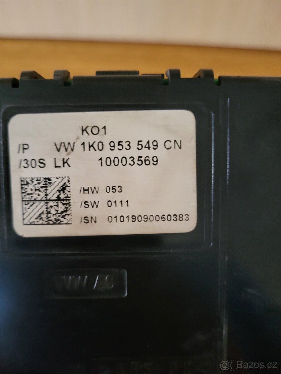 Volkswagen řídící jednotka 1KO953549CN - 2