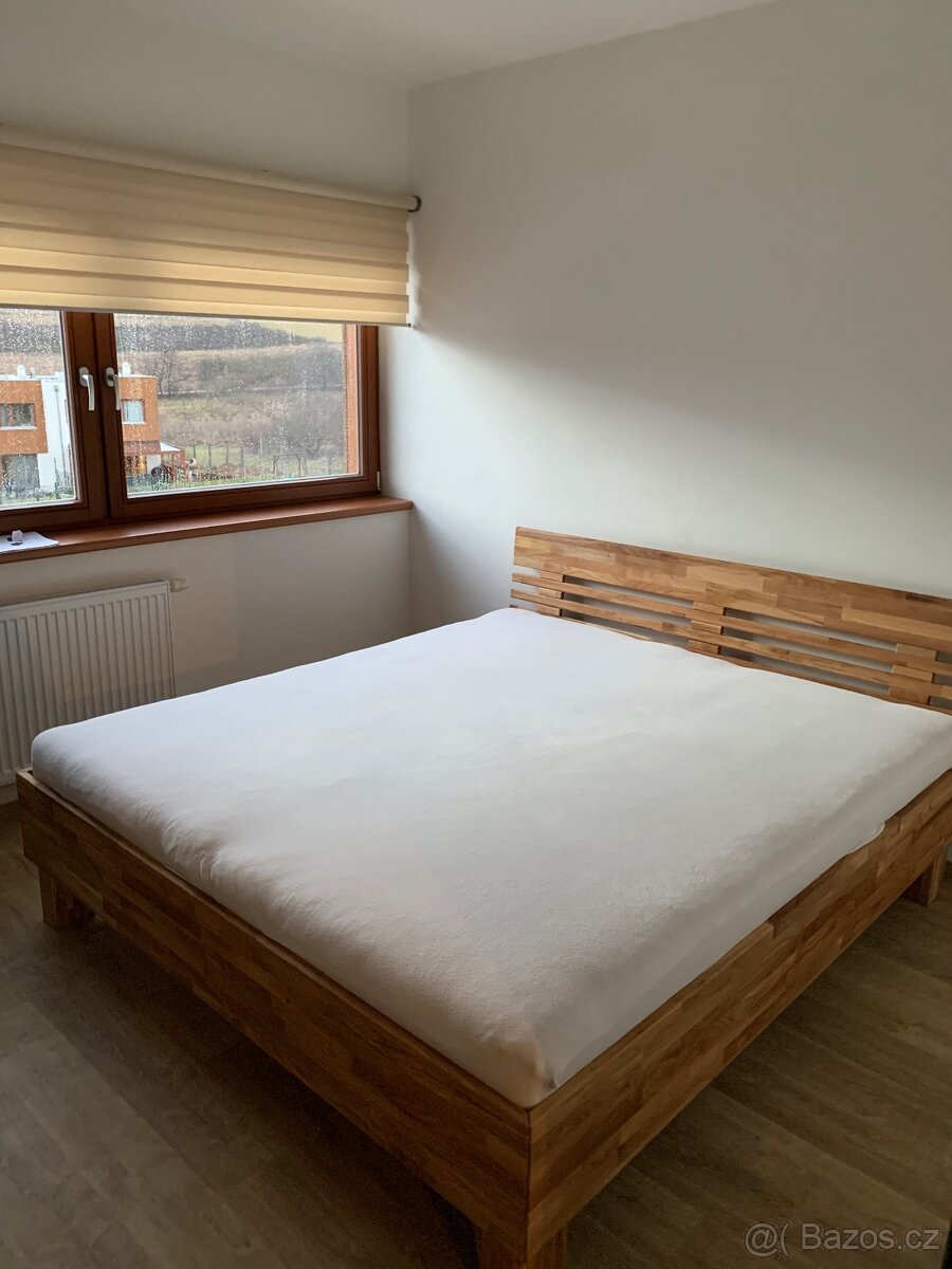 Postel 180x200 (masiv, dub) - 2