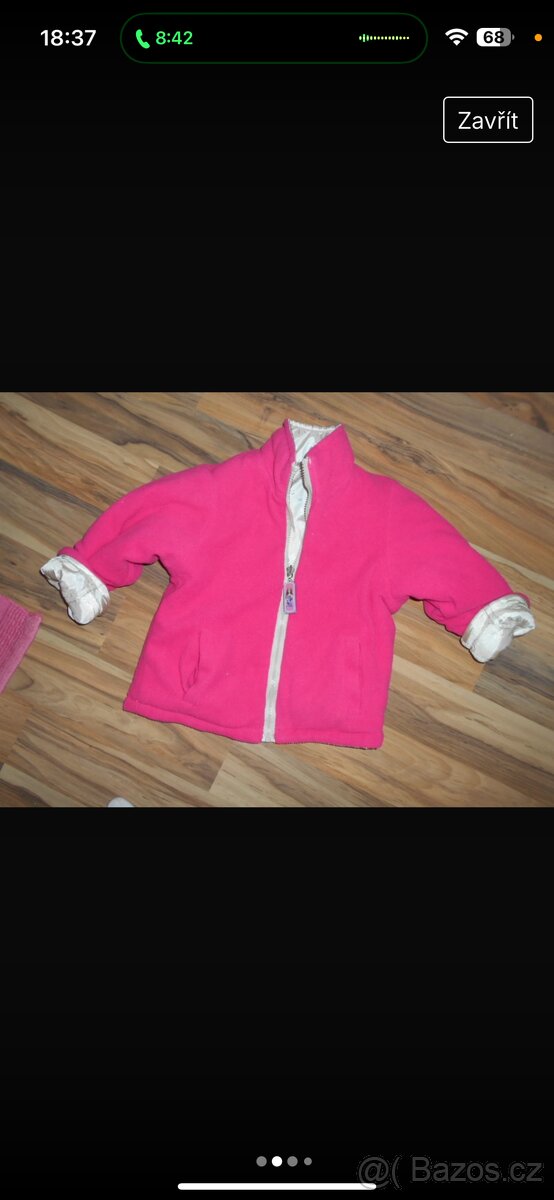 Detska oboustrana bunda 12/24 mesicu nova - 2