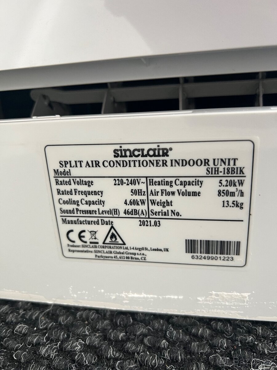 Klimatizace Sinclair - 2