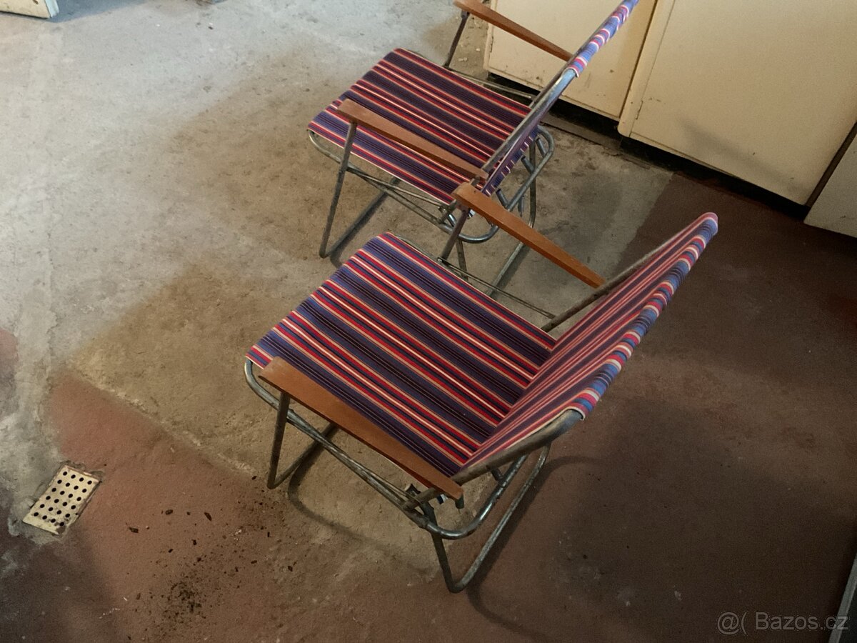 Retro kempingový nábytek - 2