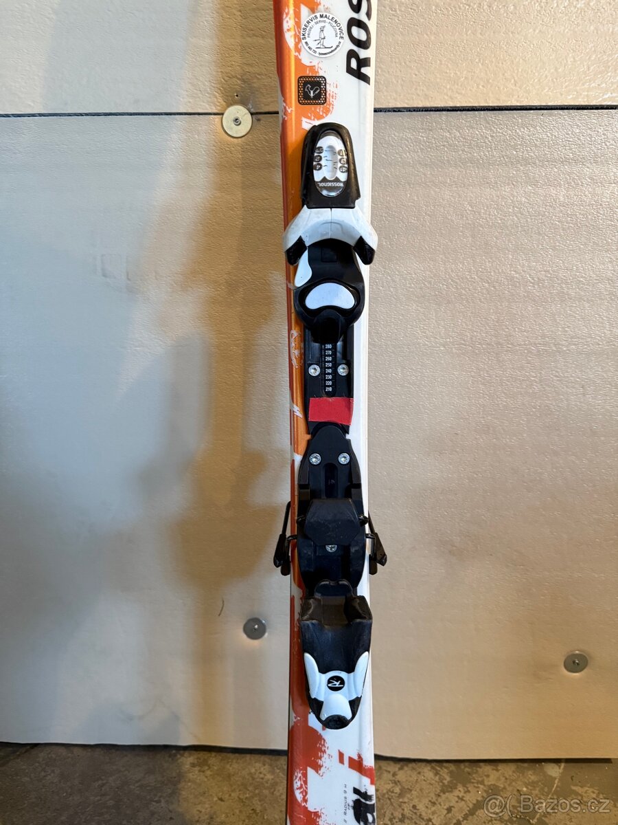 Dětský lyžařský set Rossignol 120 cm + lyžáky Dalbello 24,5 - 2