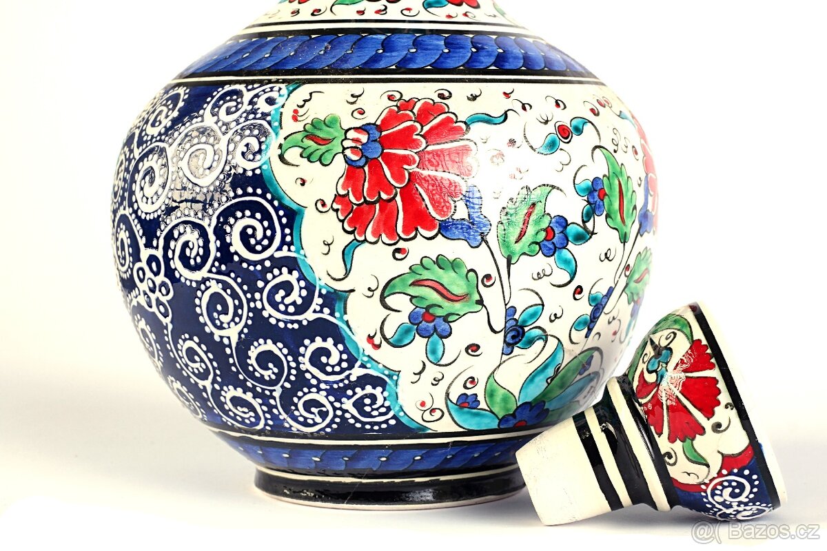 Luxusní keramická vodní dýmka - sběratelský kousek - 2