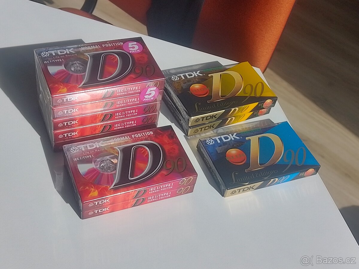 Audiokazety TDK, Maxell, BASF, Sony, Goldstar - 2