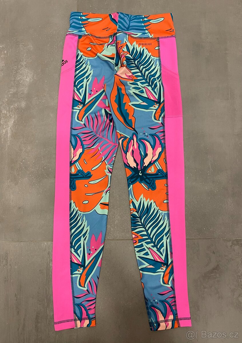 Leginy Adidas Aeroready allover print, vel. 164 - 2