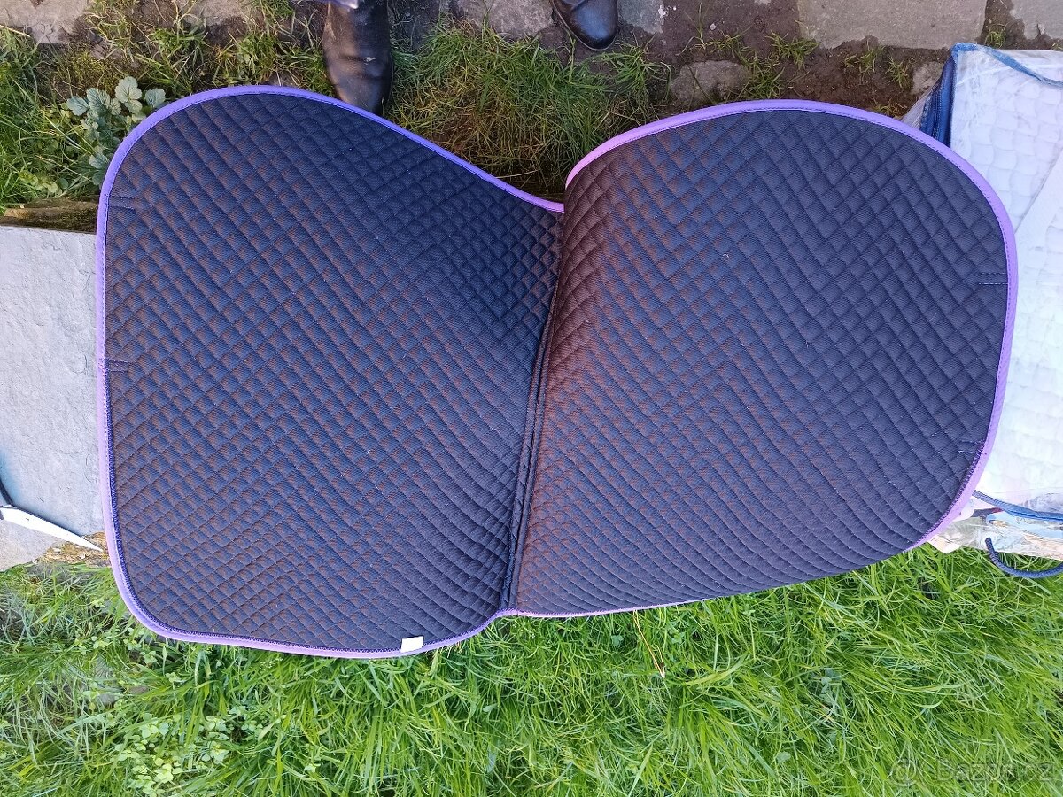 Podsedlová dečka fialová QHP - 2