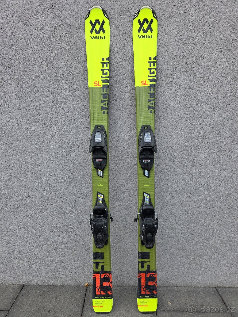 Dětské lyže VÖLKL RACE TIGER, 120 cm + lyžáky FISCHER - 2
