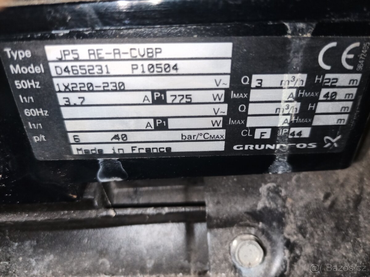 Čerpadlo na vodu - 2