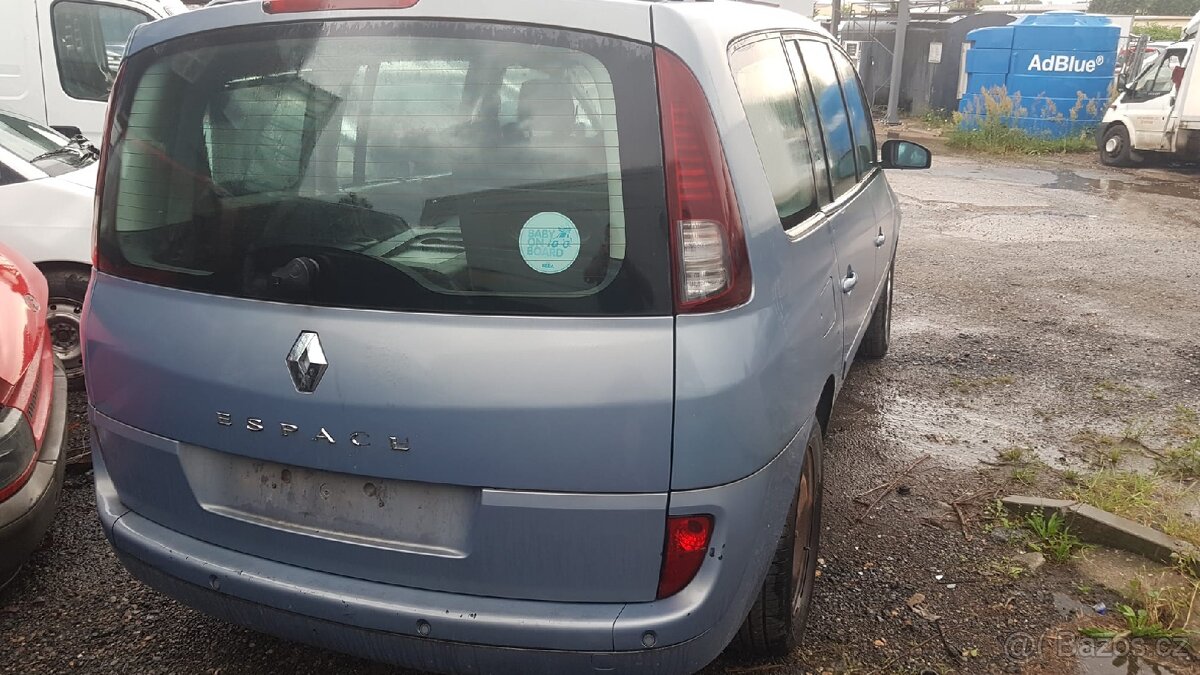 Prodám náhradní díly Renault Espace 2.0dci r.v.2008. - 2