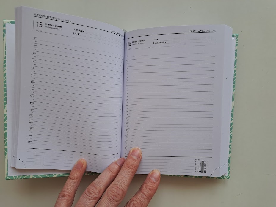 nový denní diář 2026 - 2