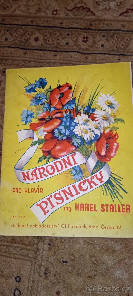 Staré noty pro klavír - Národní písně - 2