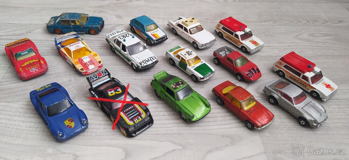 autíčka - angličáky Matchbox (větší) - 2