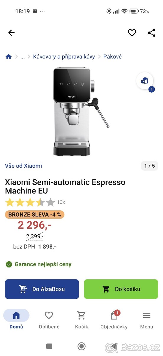 Pákový kávovar Xiaomi - 2