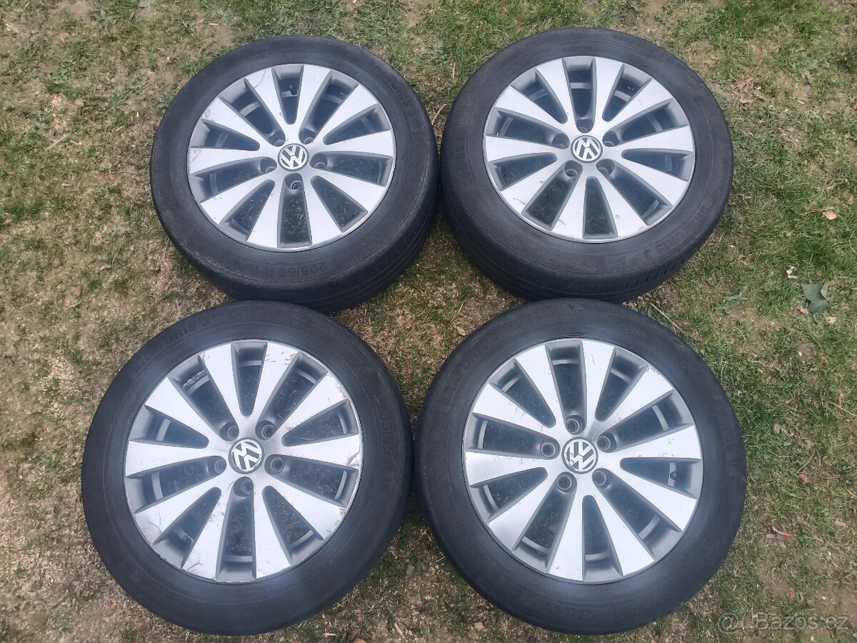 VW ALU komplety . 205/55R16. - 2