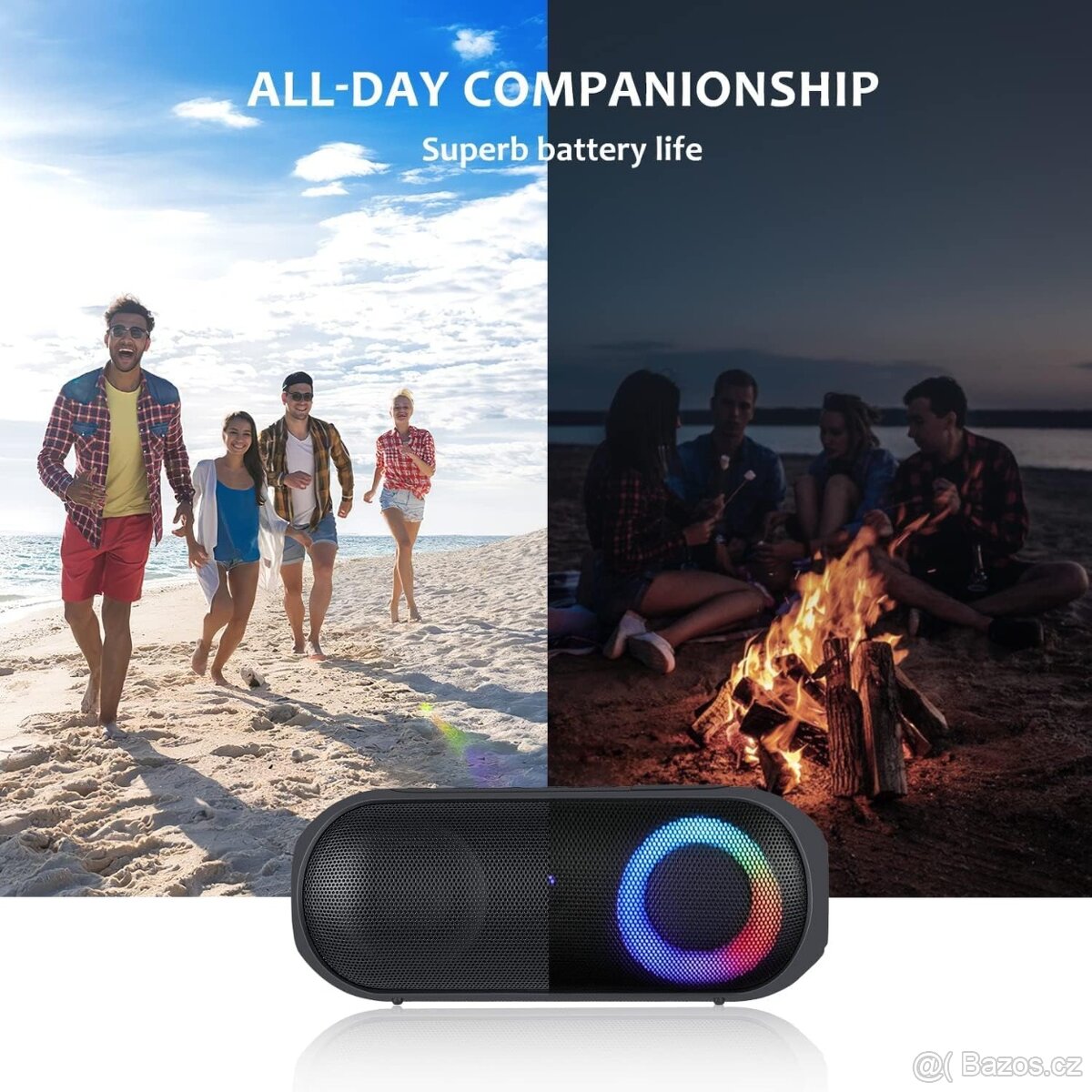NOTABRICK Bluetooth reproduktor s RGB světlem - 2