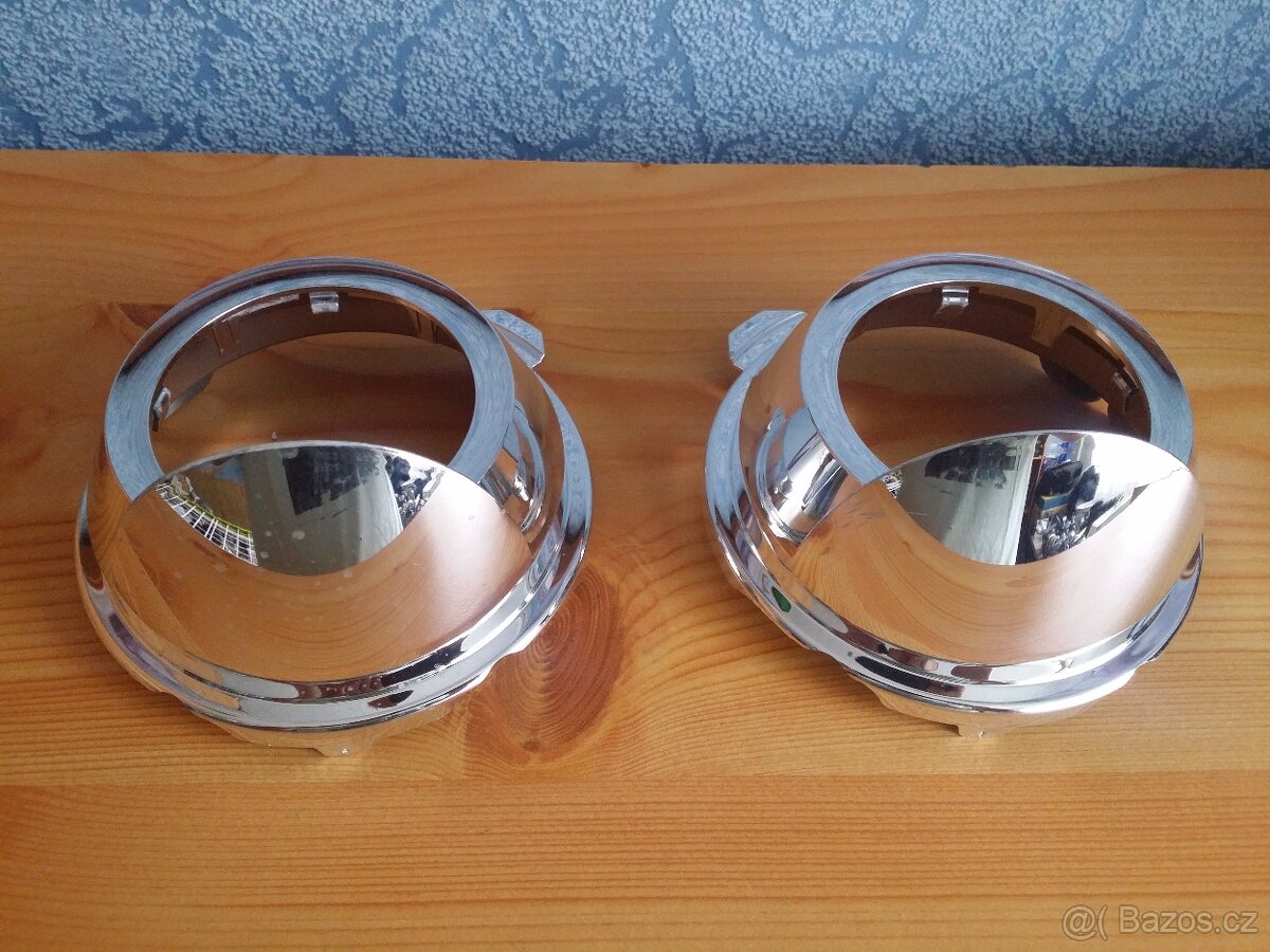 CHrom kryty pro čočky 70 mm - 2