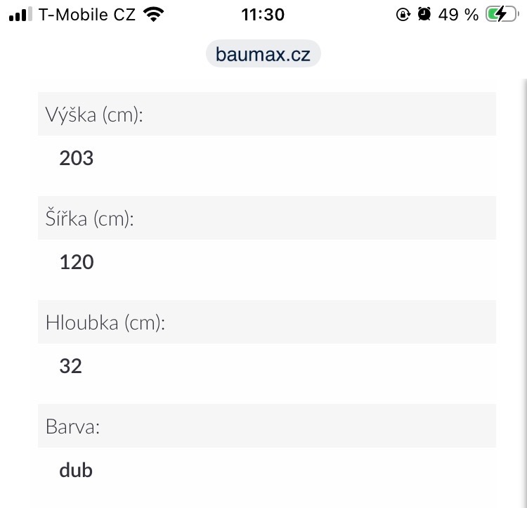 Předsíňová stěna - 2
