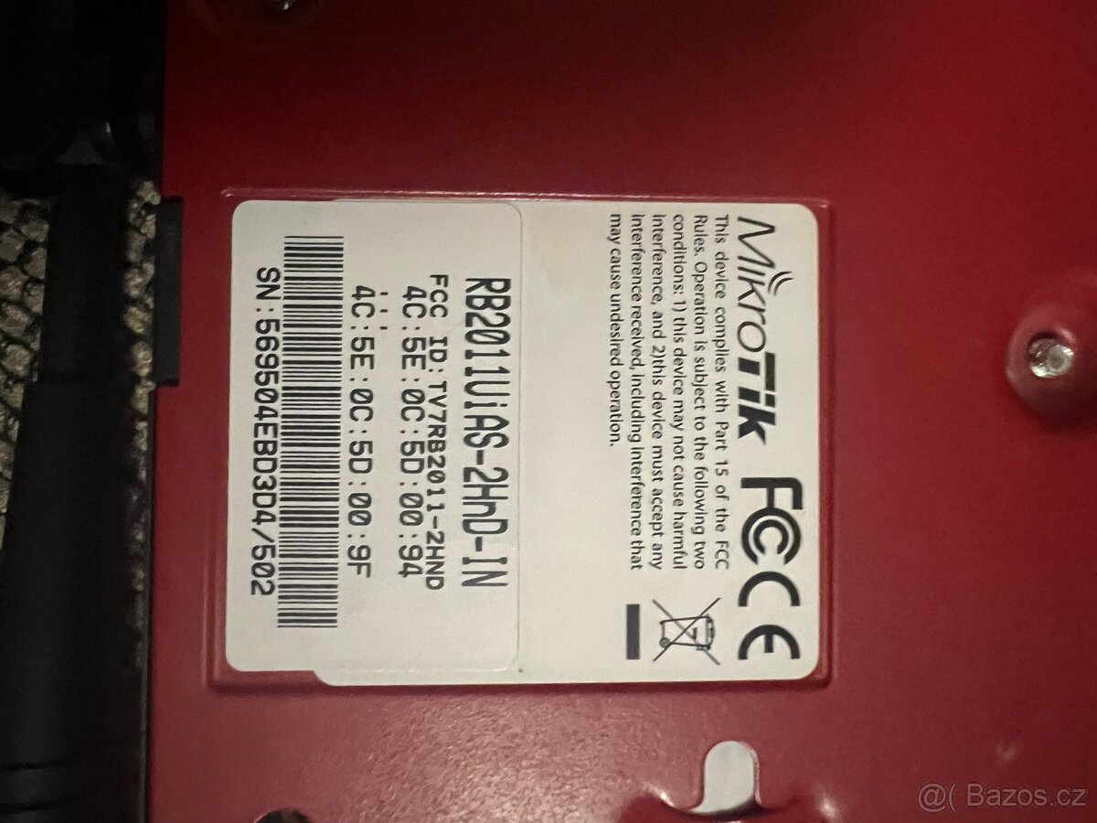 PRODÁNO Mikrotik RB2011UiAS-2HnD-IN - 2