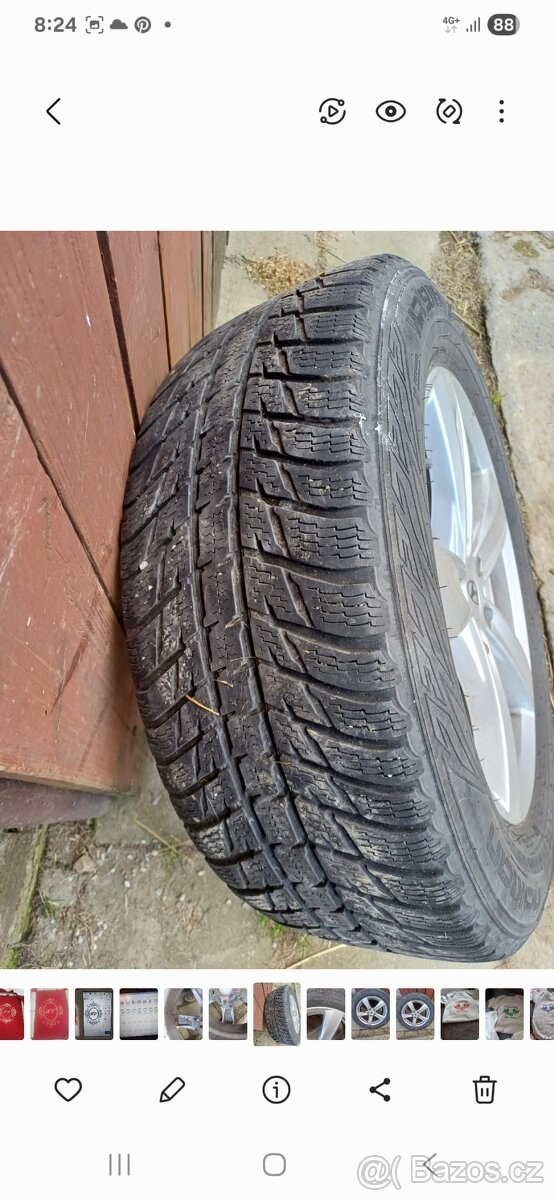 Originál ALU disky Tuscon + zimní pneu zdarma - 2