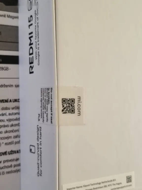 Xiaomi Redmi 15 5G, 4GB RAM 128GB, nový, nerozb. - 2