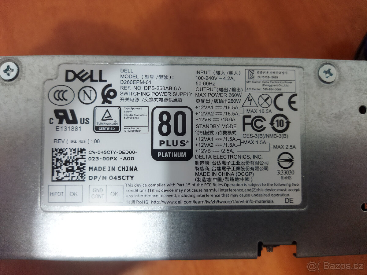 psu napájecí zdroj pro optiplex - 2