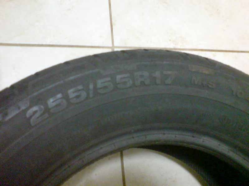 Celoroční? pneu, 255/55/17, Continental 4x4 Contact, M+S, 10 - 2