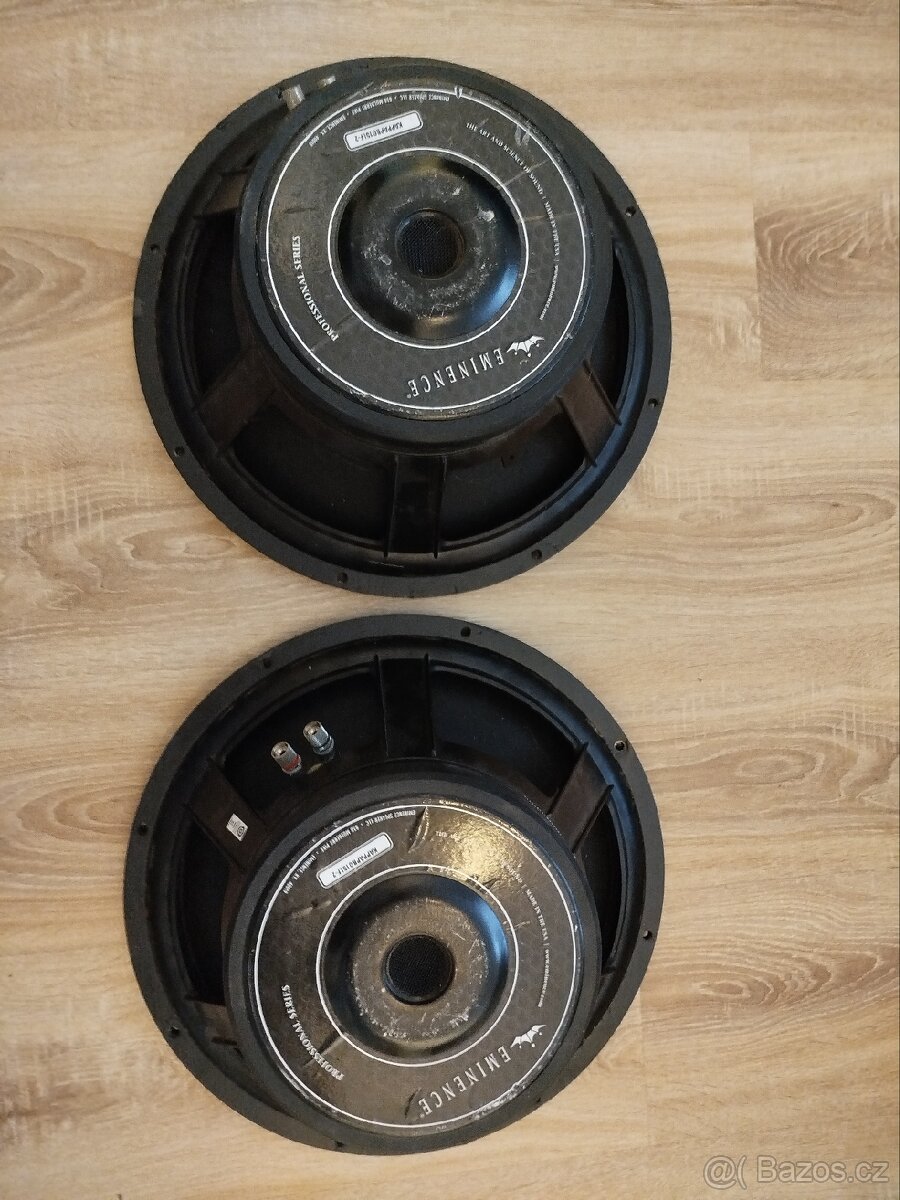 2× Eminence Kappa Pro 15LF-2 – plně funkční - 2
