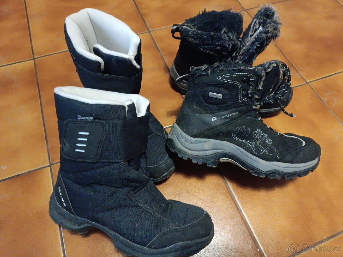 Zimní boty 38 Quechua a AlpinePro - 2