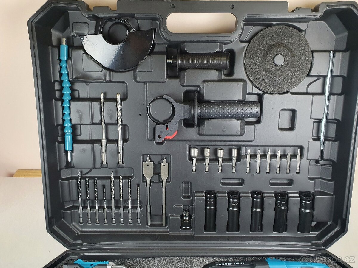 Sada Aku nářadí 4v1-Flexa, příkl. klad, vrtačka a utahovák - 2