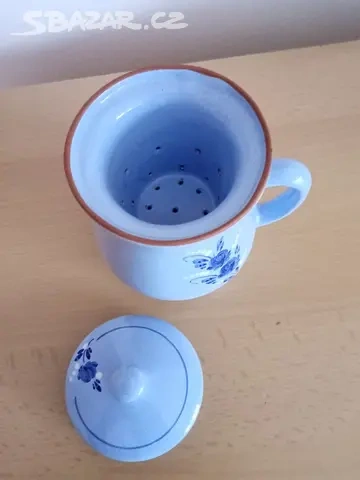 Hrnek na čaj s pokličkou a sítkem - 2