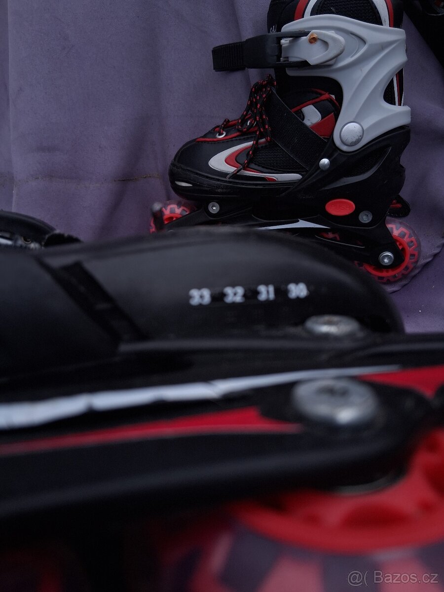 Brusle kolečkové rostoucí 30-33 - 2