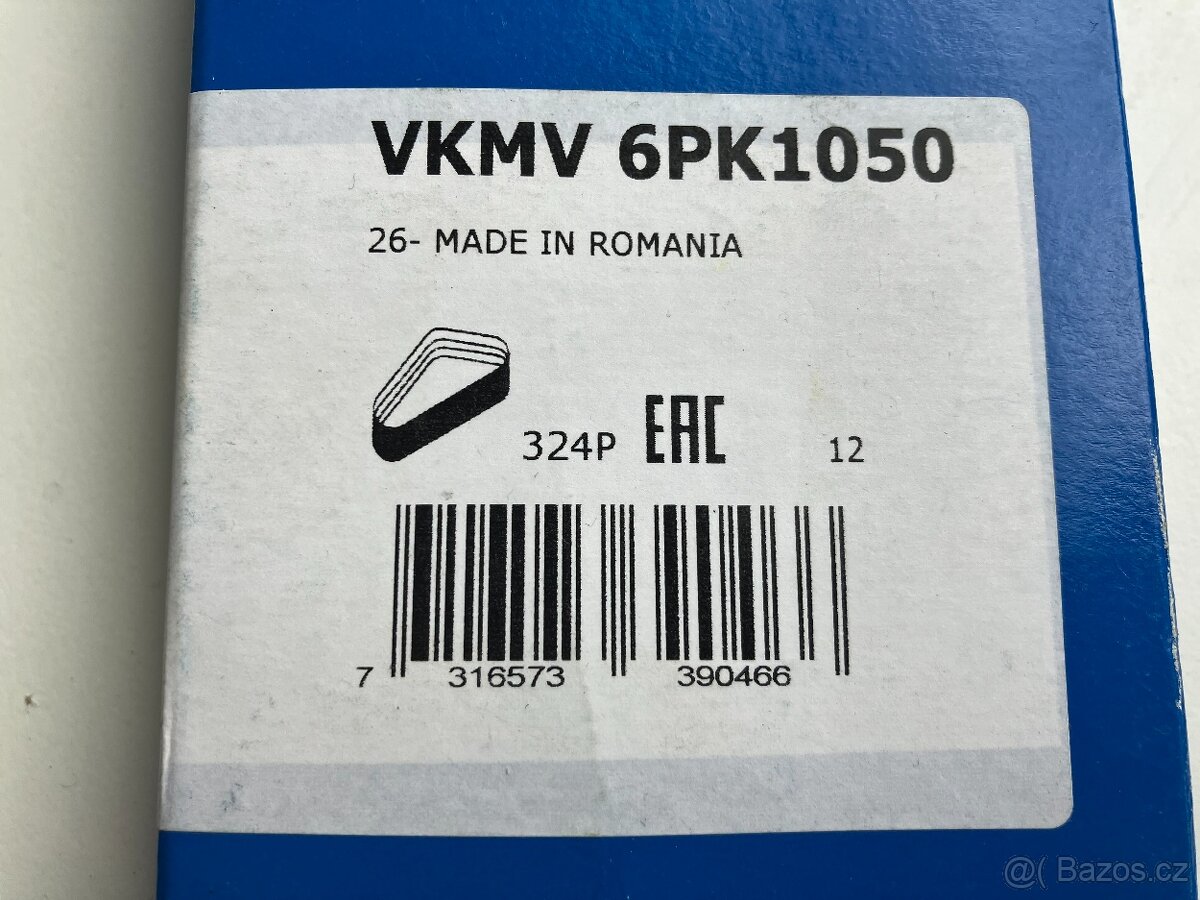 Klínový řemen SKF VKMV 6PK1050 - 2