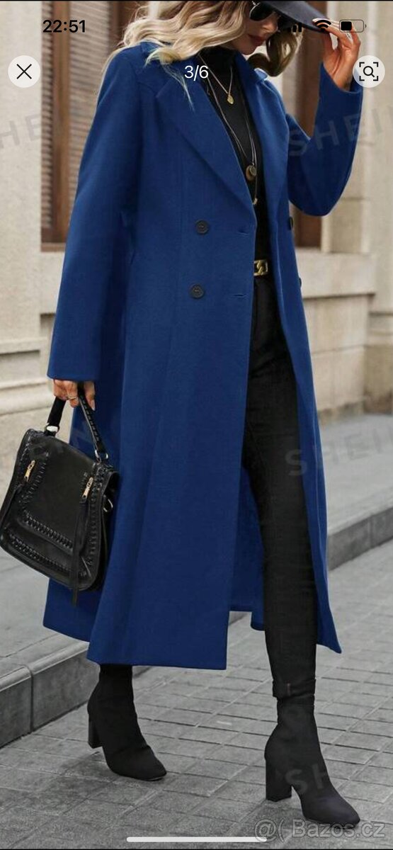 Modrý kabát #Dlouhy kabat - 2