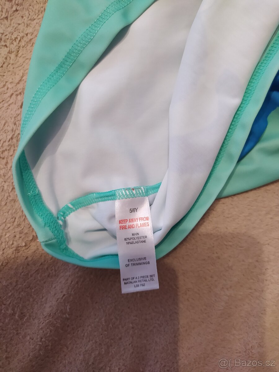 UV tričko s chobotnicí 110/116 - 2