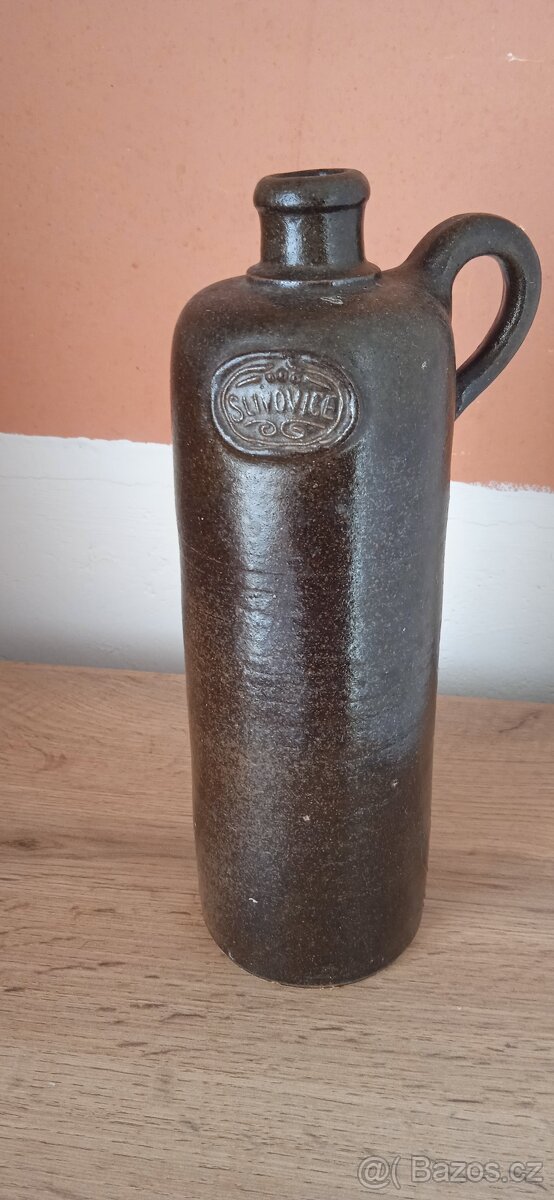 Keramická láhev na slivovici - 2