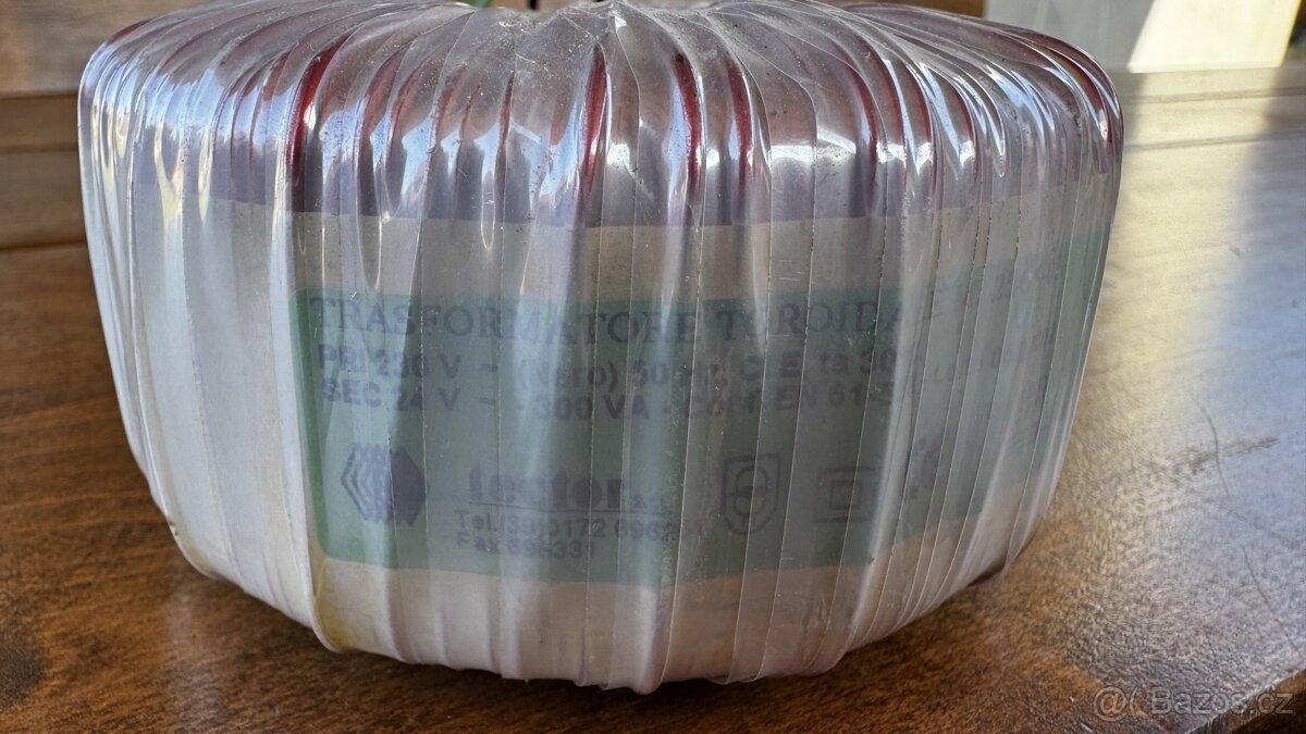 Transformátor toroidní 300VA 230VAC 24V 12,5A - 2