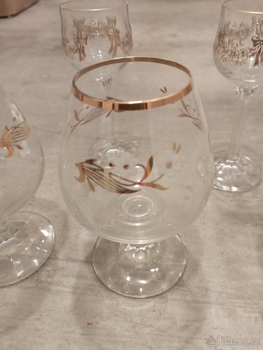 Retro skleničky mix 2 - 2