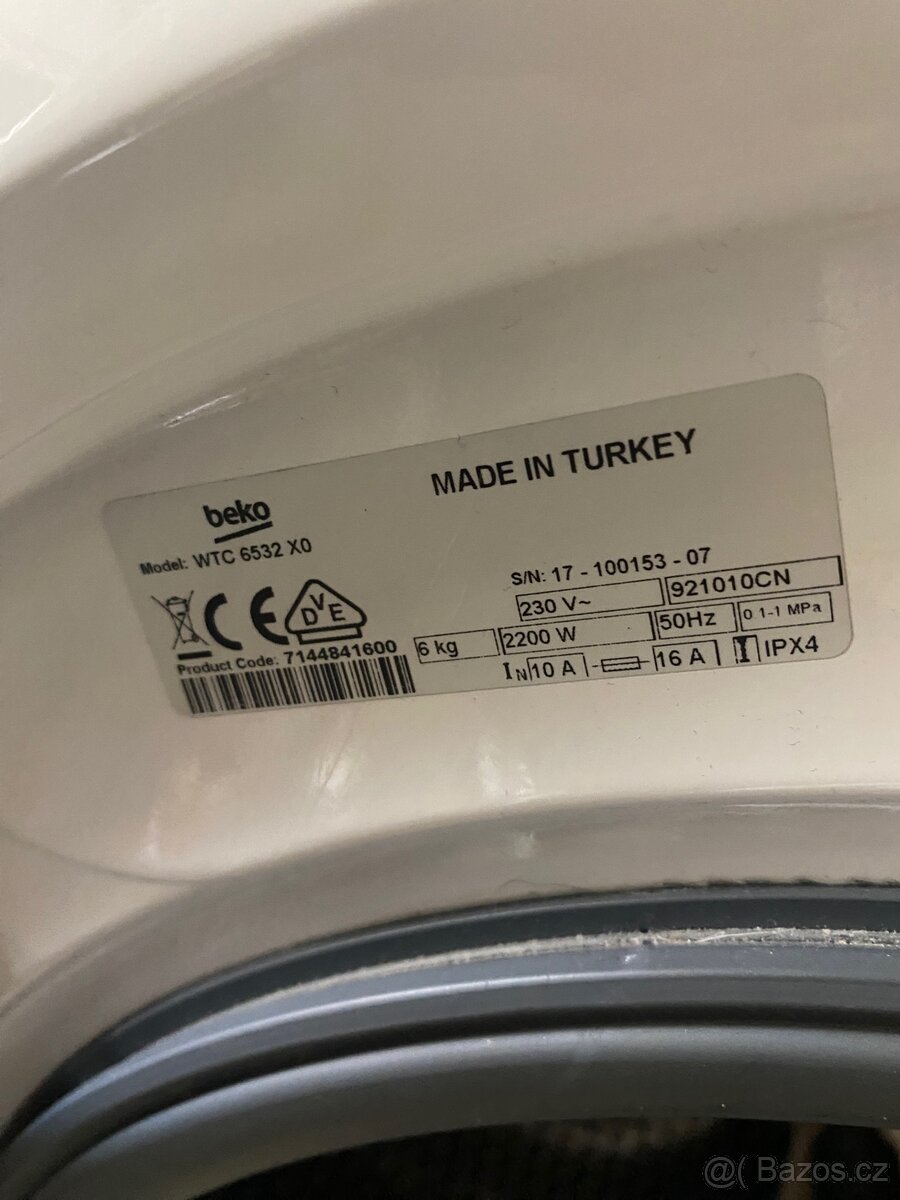 Pračka Beko 6kg - 2